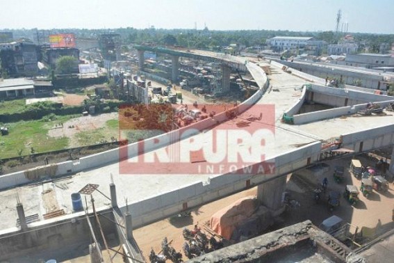 Rs. 300 crores Flyover construction gets shape, to come under functioning before Election